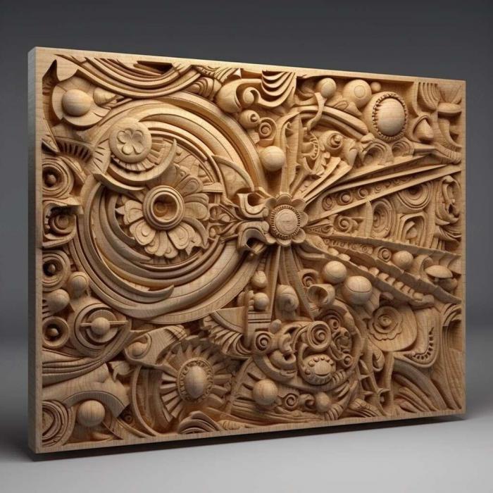 نموذج ثلاثي الأبعاد لآلة CNC 3D Art 